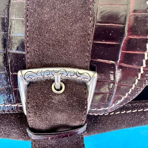 Brighton Brown Heeled Loafers size 7.5 - Picture 6 of 8